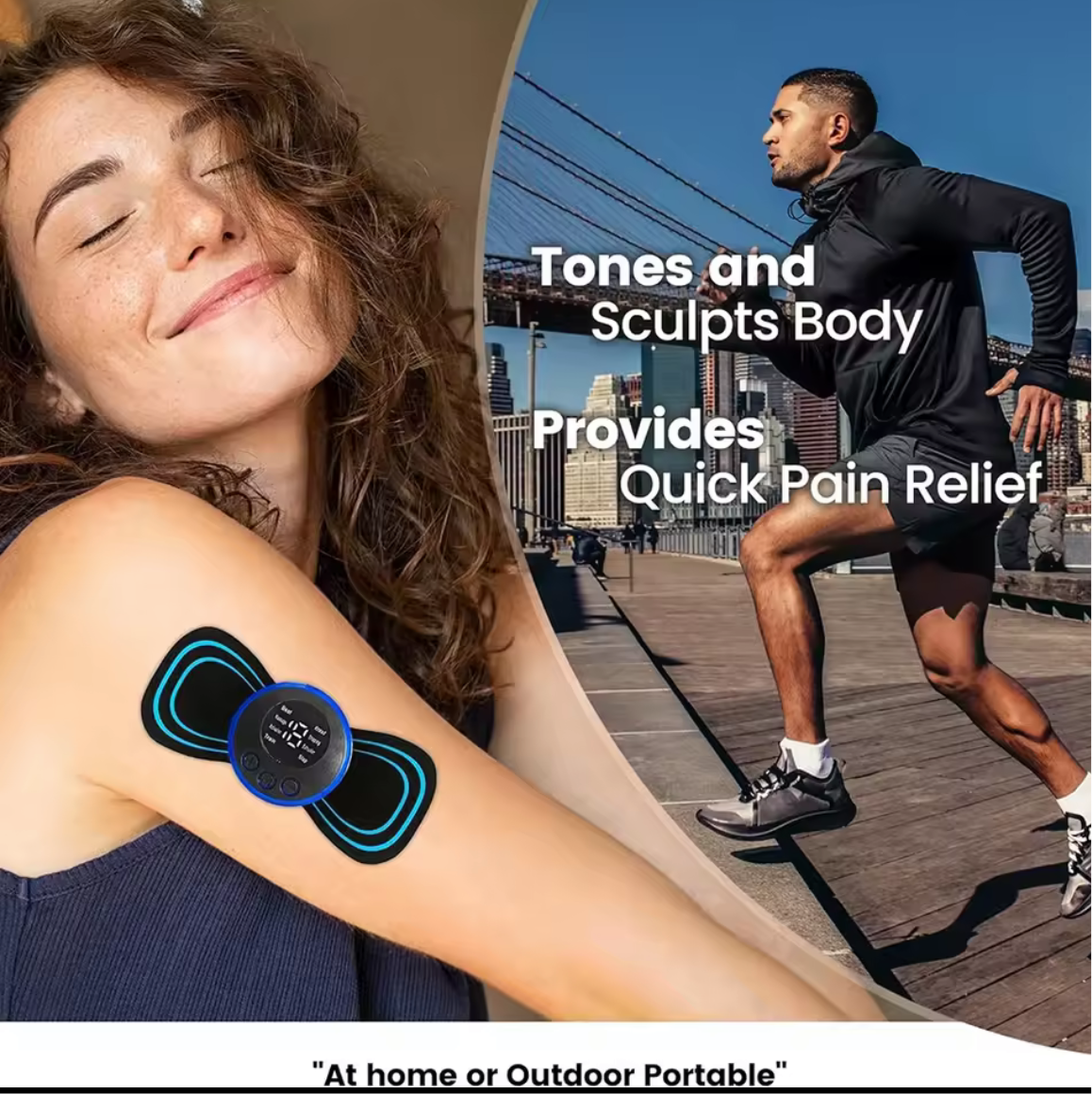 Portable neck massager